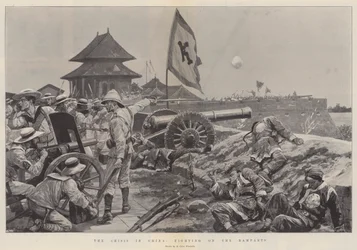 Die Krise in China, Kämpfe auf den Wällen